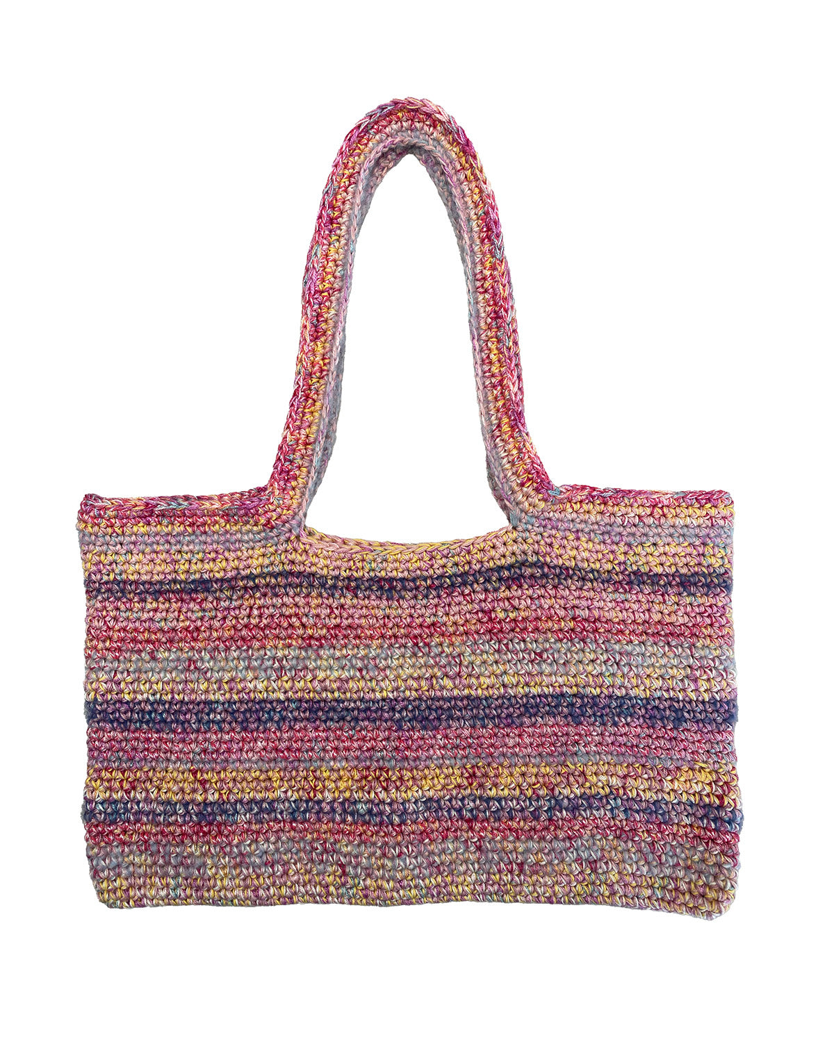 Flora shopper | Soft Orange & Blue