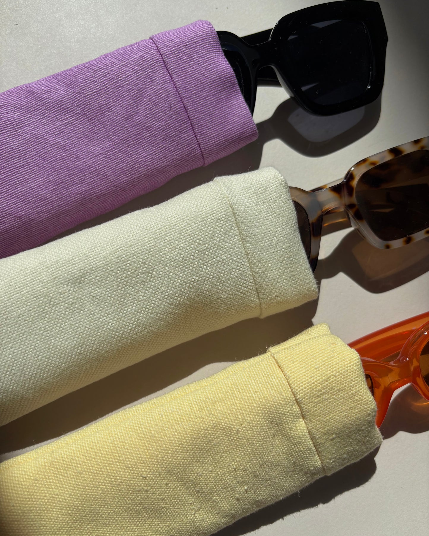 Sunglasses case | Butter Yellow