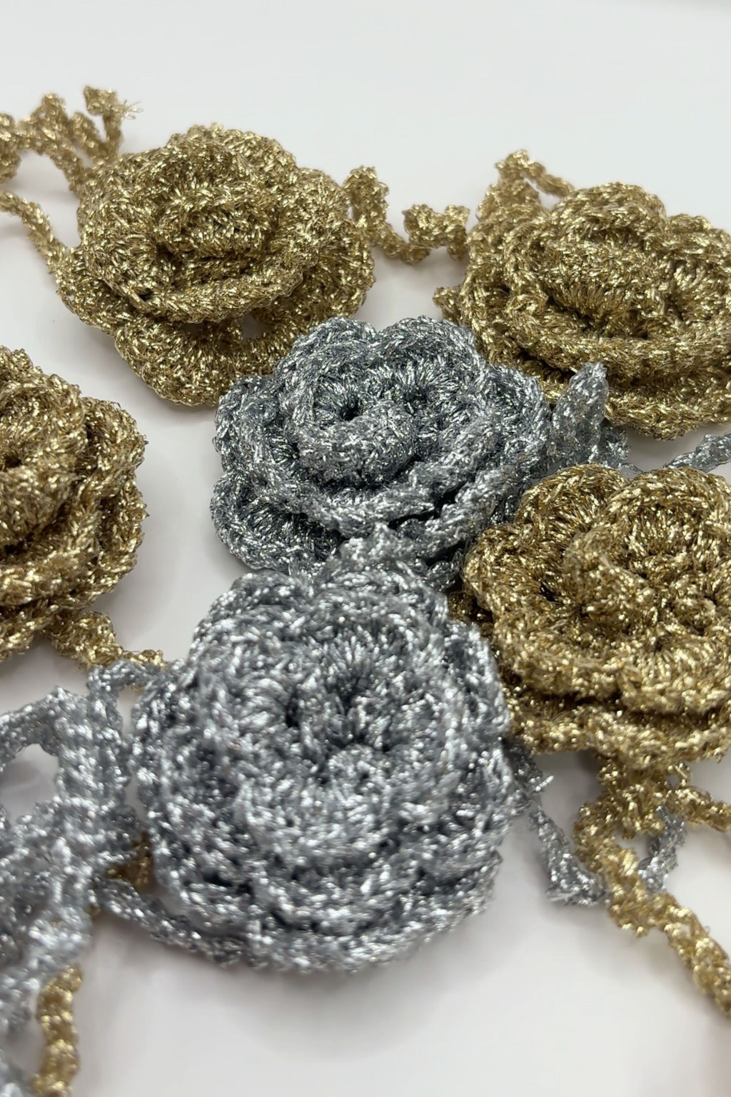 Crochet Rose Choker