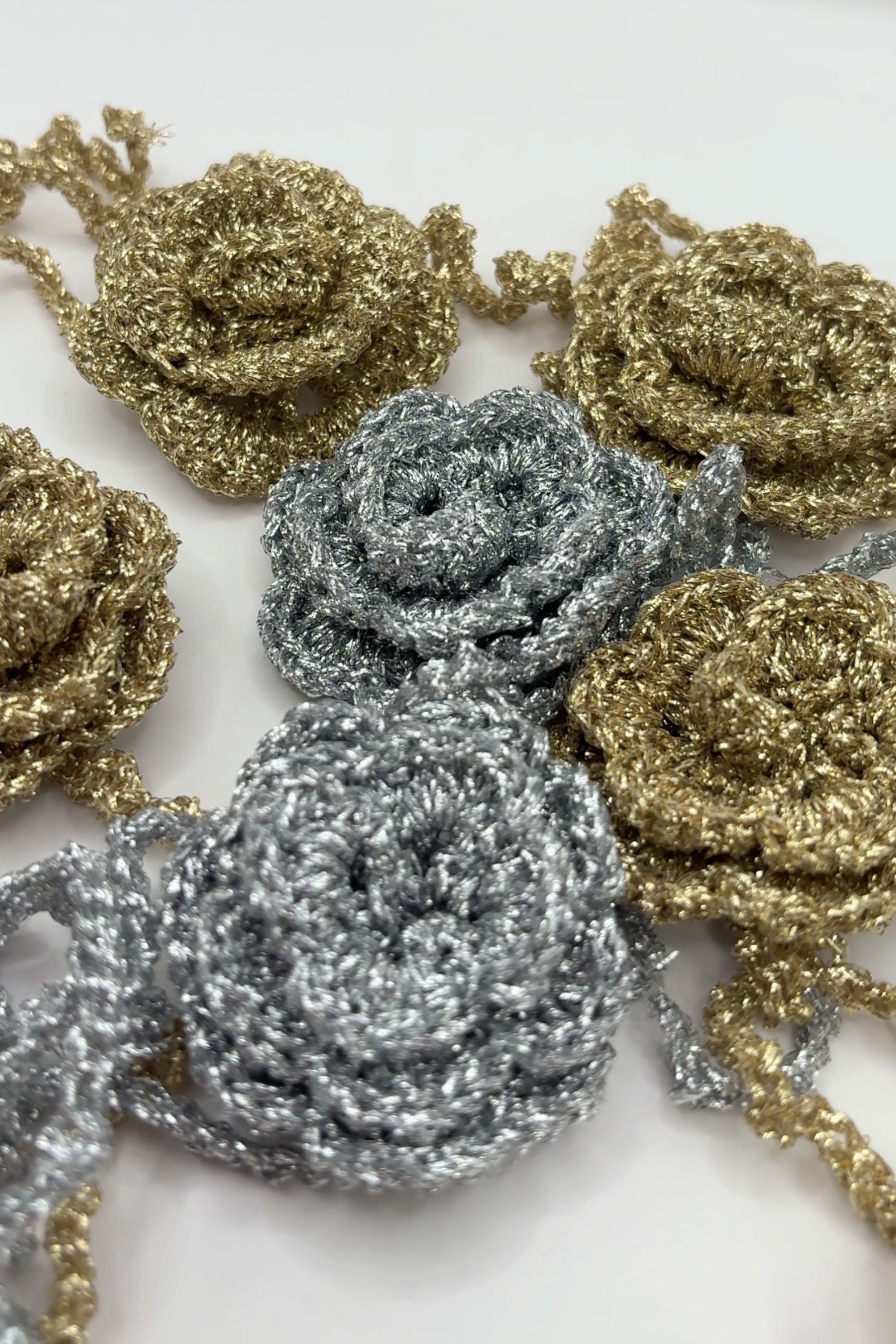 Crochet Rose Choker