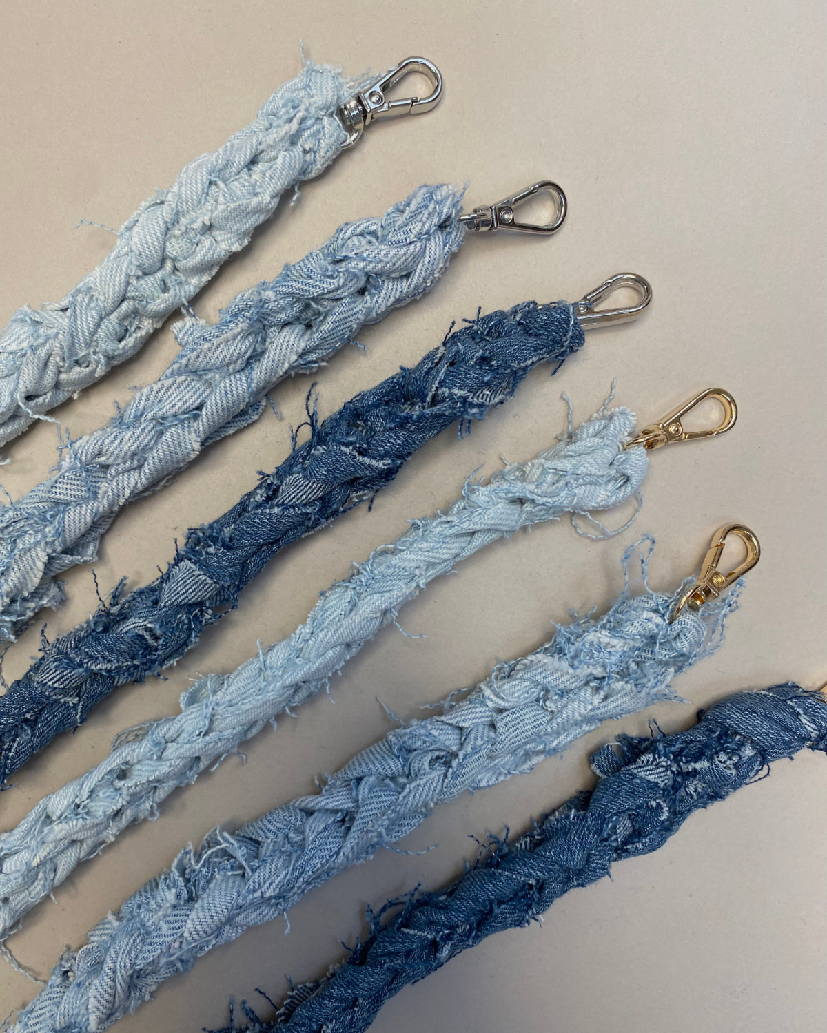 Denim phone cord