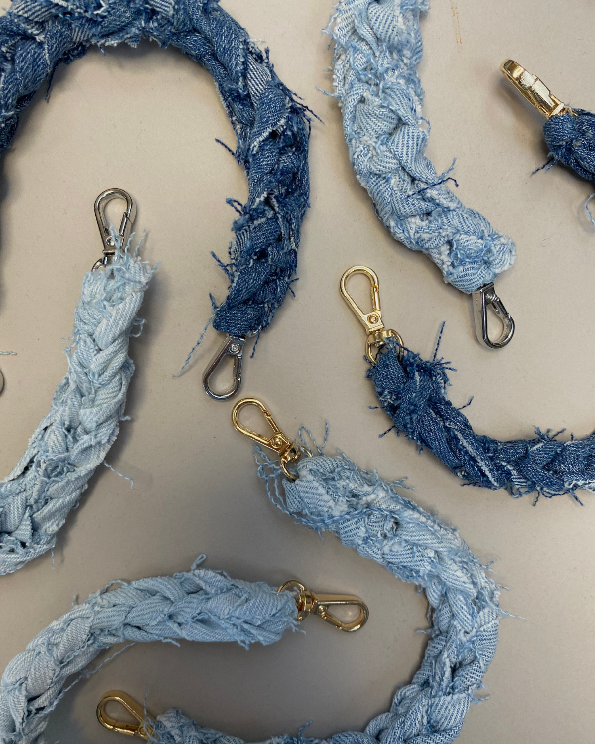 Denim phone cord