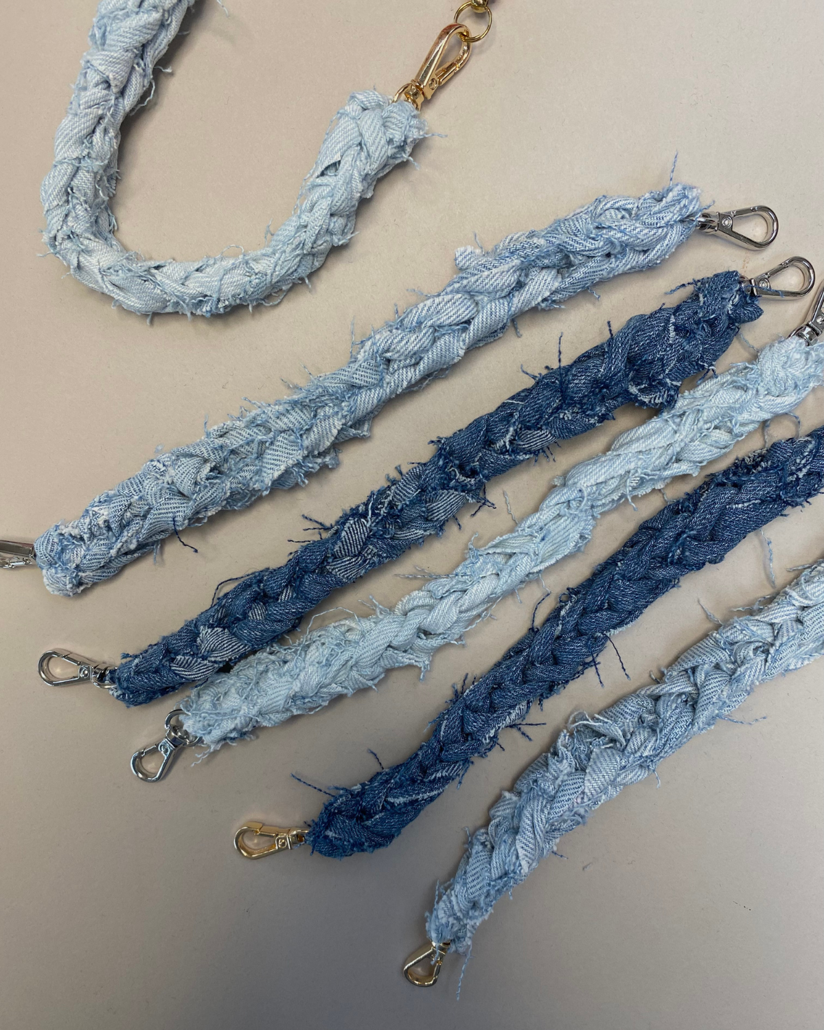 Denim phone cord