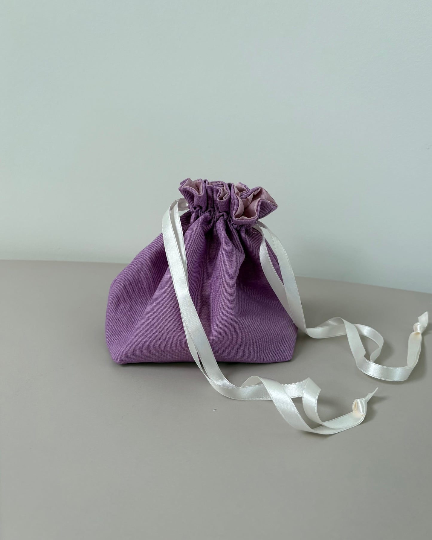 Drawstring pouch | Lilac