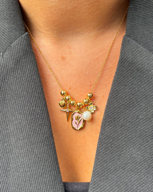 Blush Charm Necklace