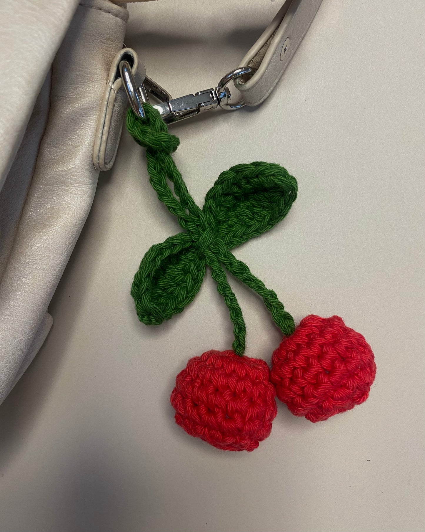 Cherry bag charm