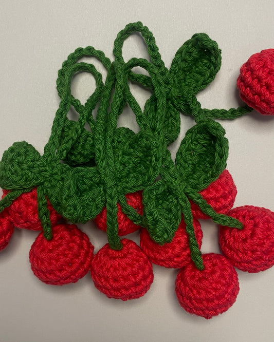 Cherry bag charm