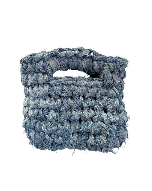 Denim handbag | Blue