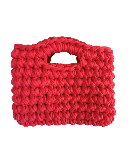 Chunky handbag | Coral