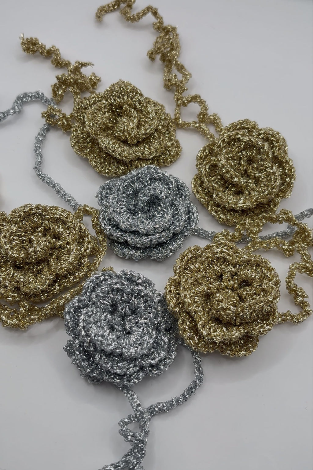 Crochet Rose Choker