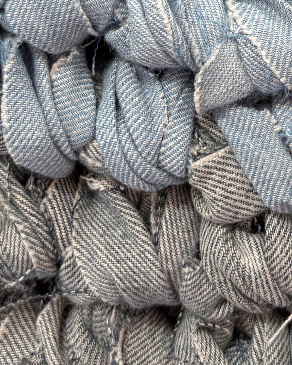 Denim Shoulder Bag Blue