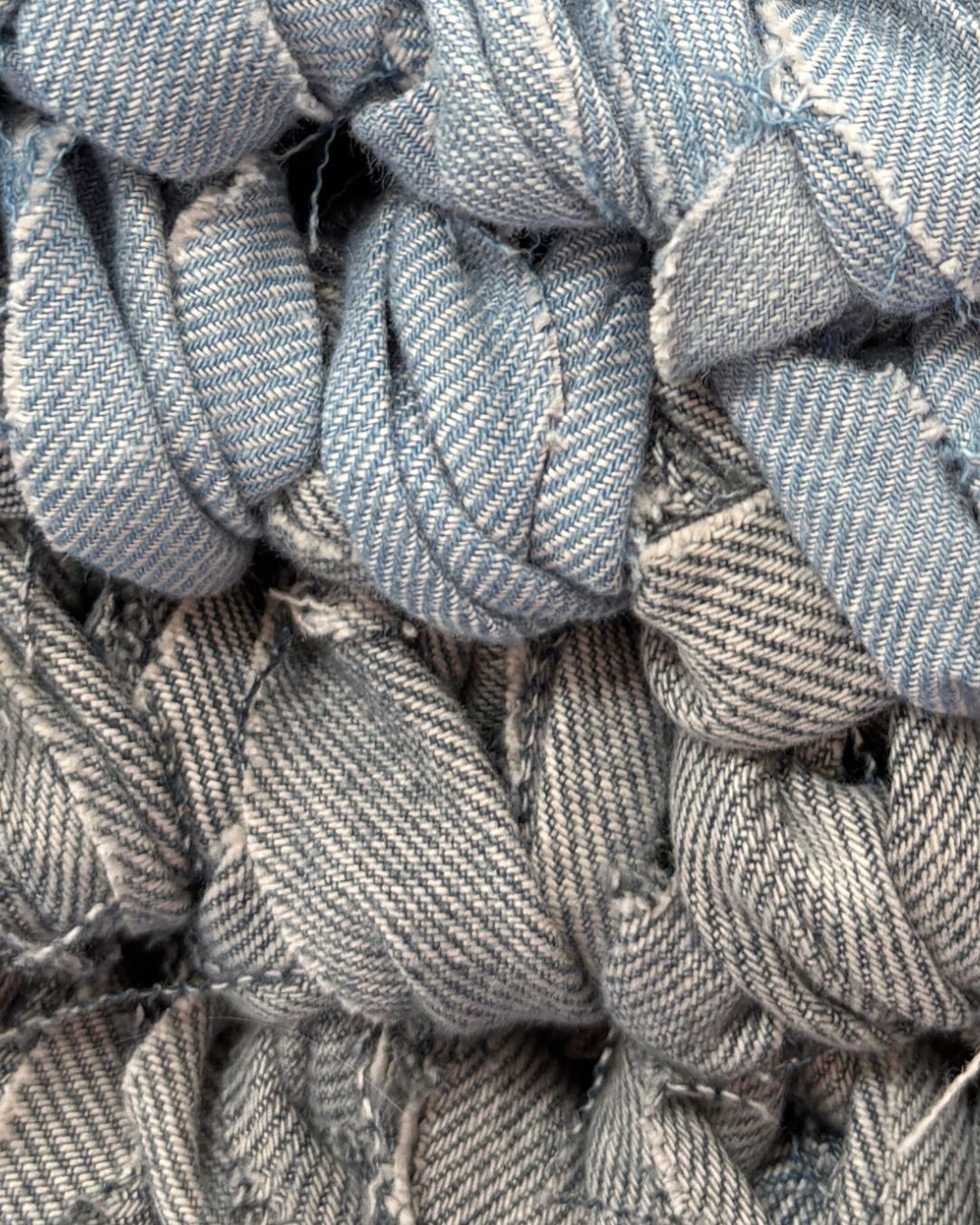 Denim Shoulder Bag Blue