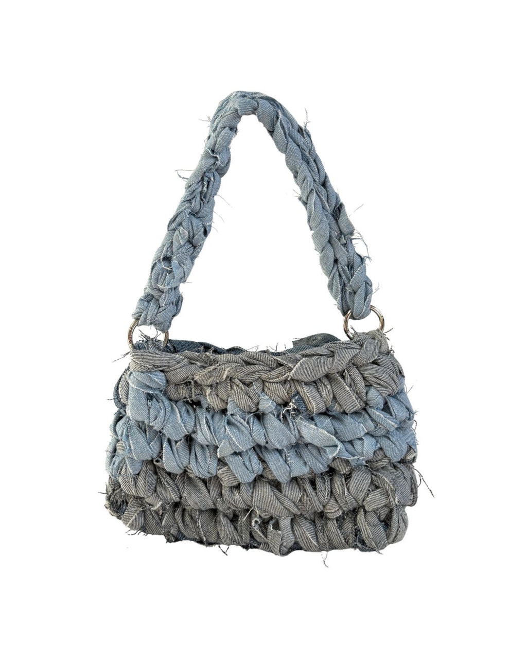Denim Shoulder Bag Blue