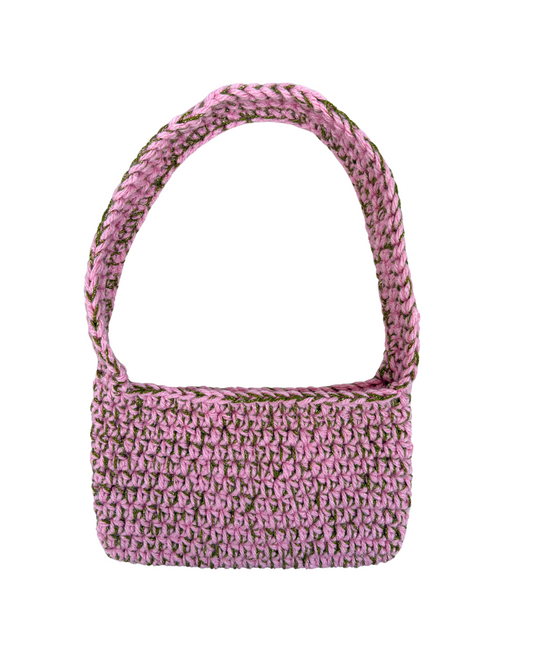 Flora shoulderbag | Pink & Green Shimmer