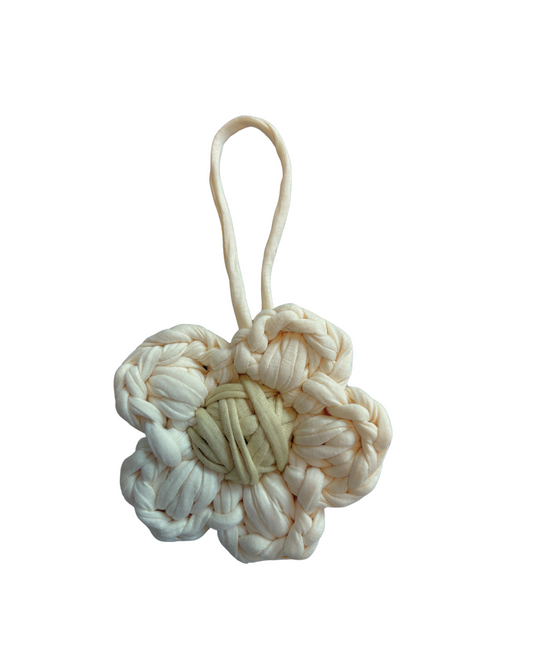 Flower bag charm | Yellow