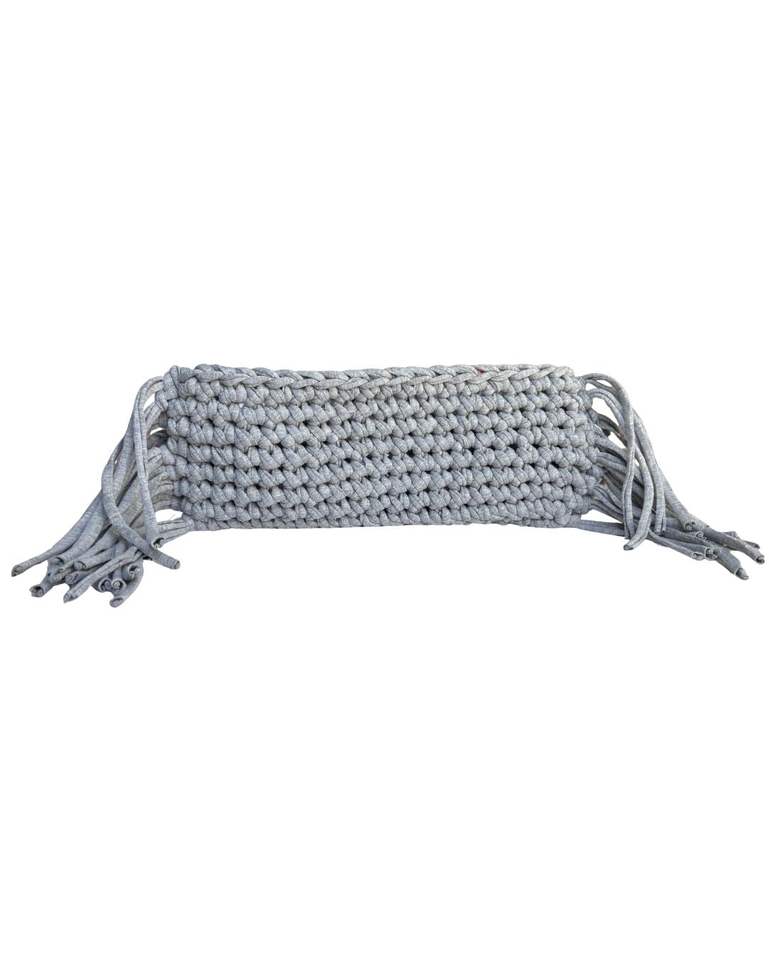 Fringe Clutch Grey