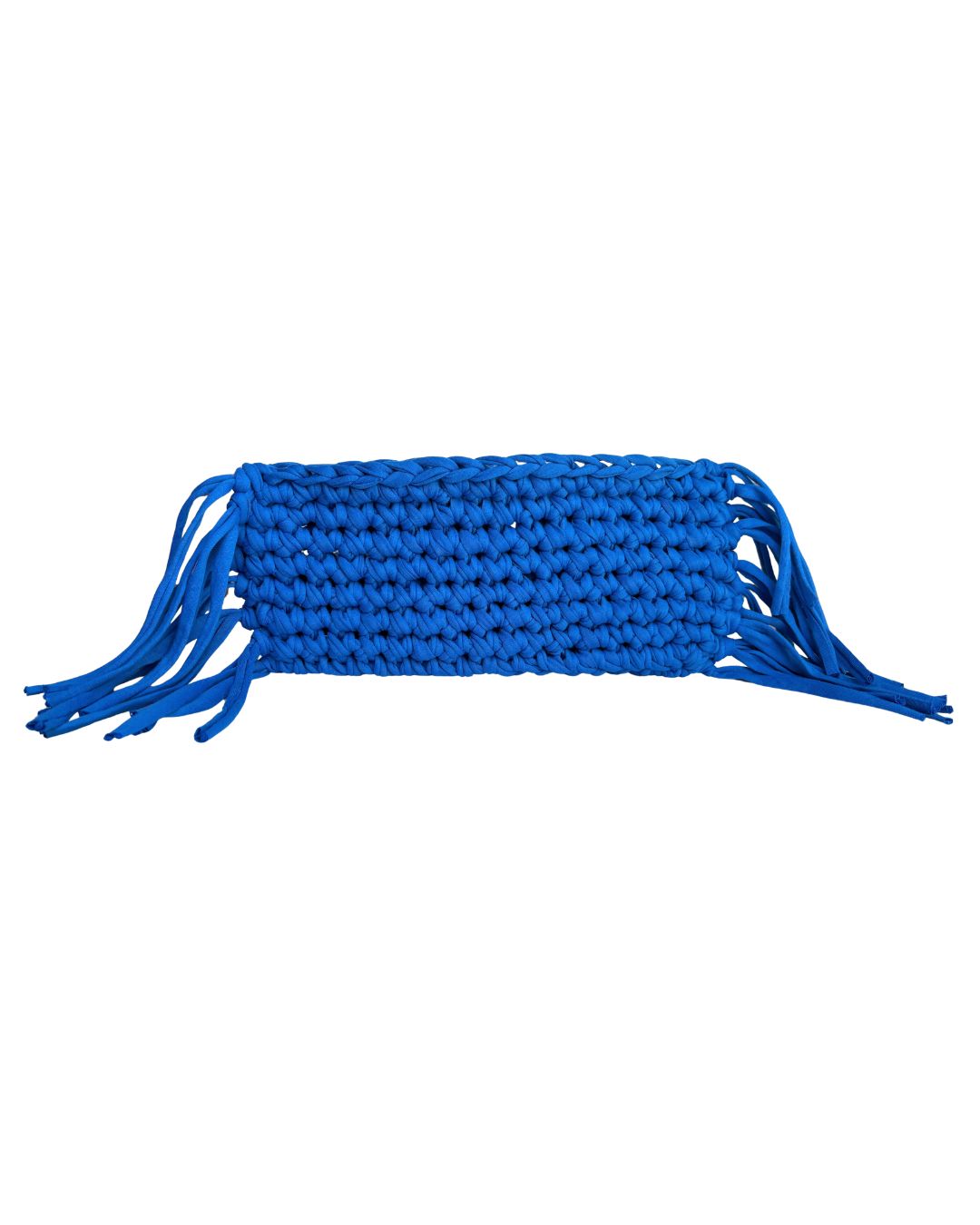 Fringe Clutch Vivid Blue