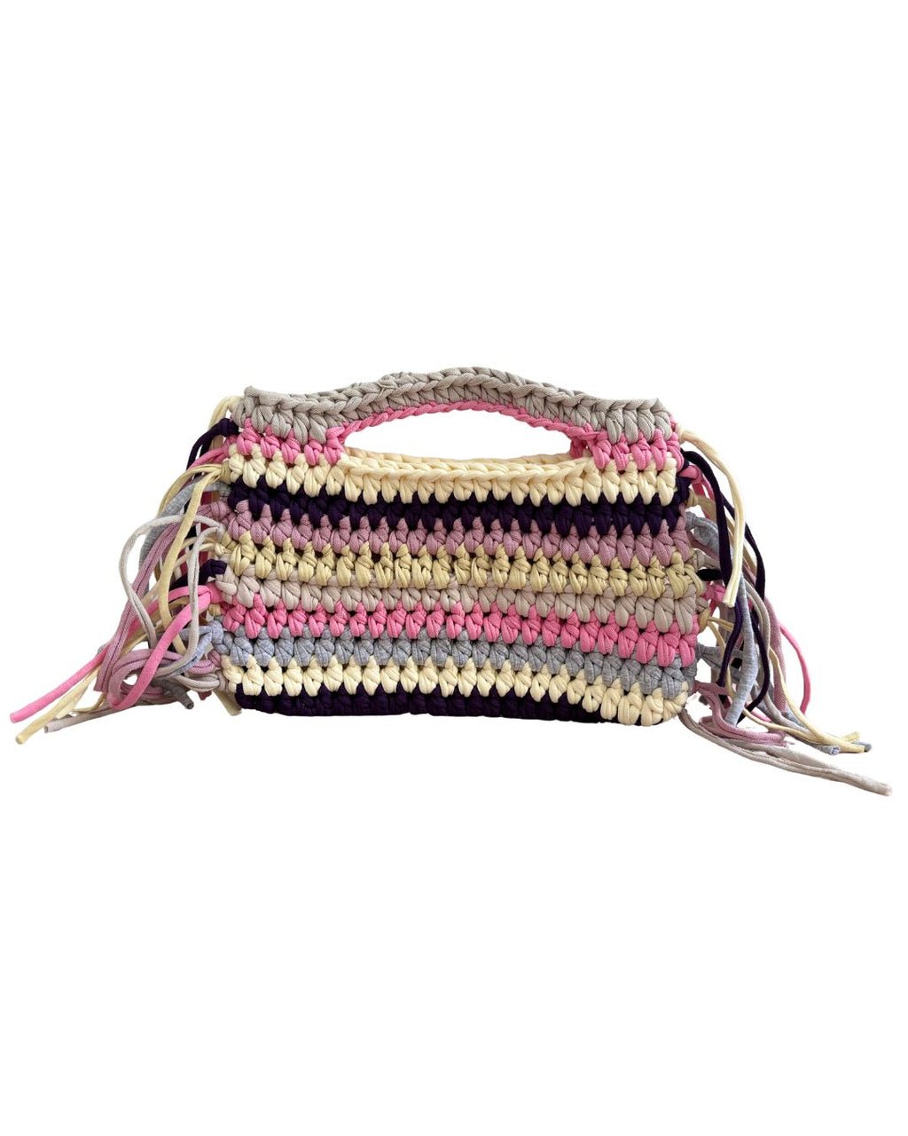 Fringe Handbag Blush
