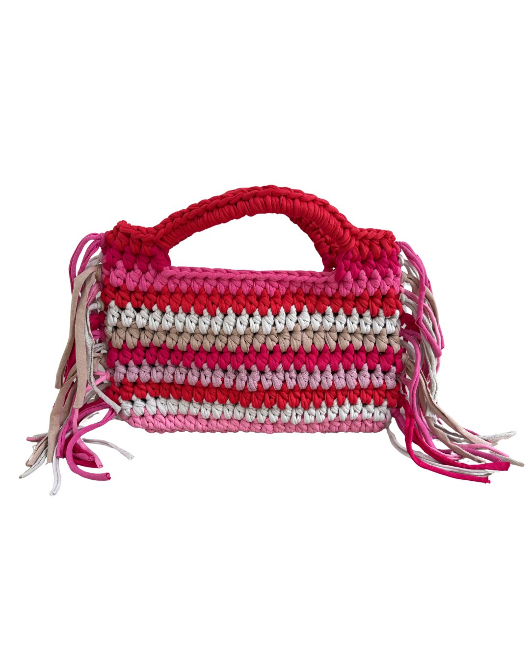 Fringe Handbag Rose