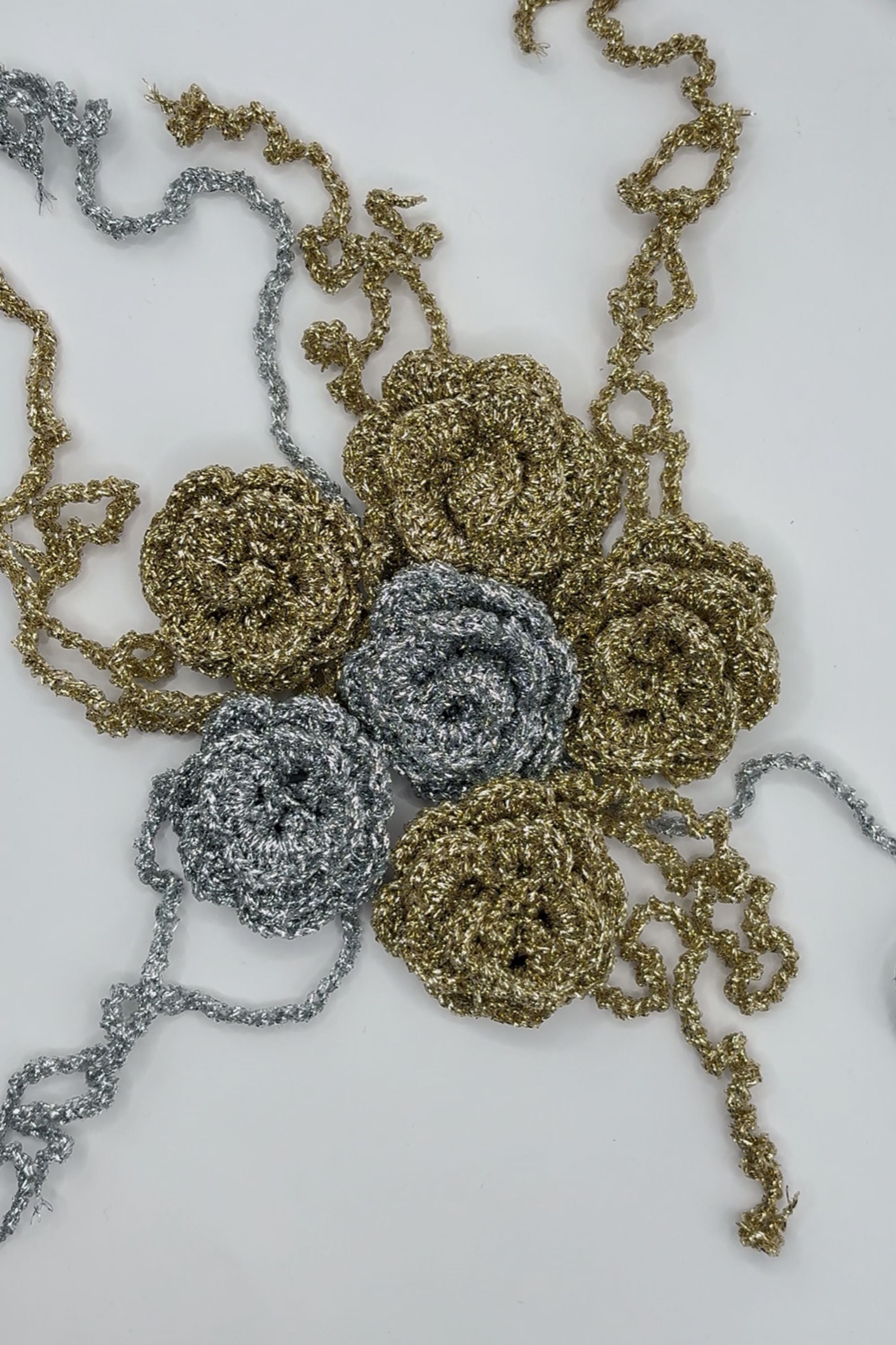 Crochet Rose Choker