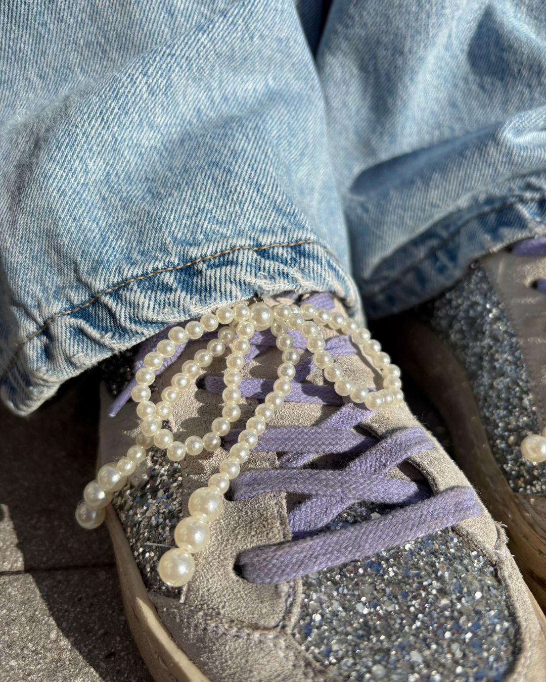 Sneaker pearl charms