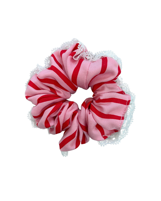 UPCYCLED scrunchie | Pink Lace