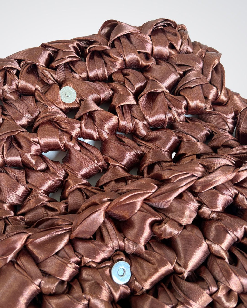 Yue's Chain Clutch Brown