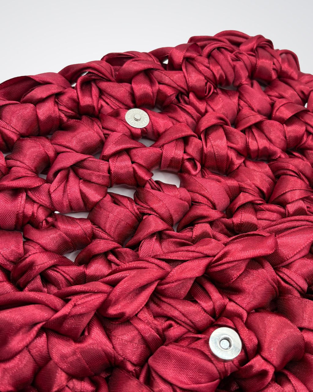 Yue's Chain Clutch Burgundy