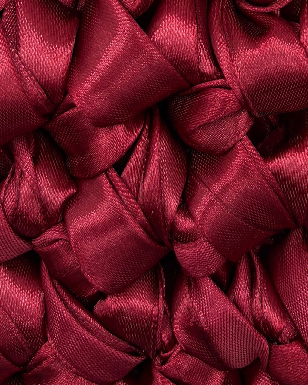 Yue's Chain Clutch Burgundy