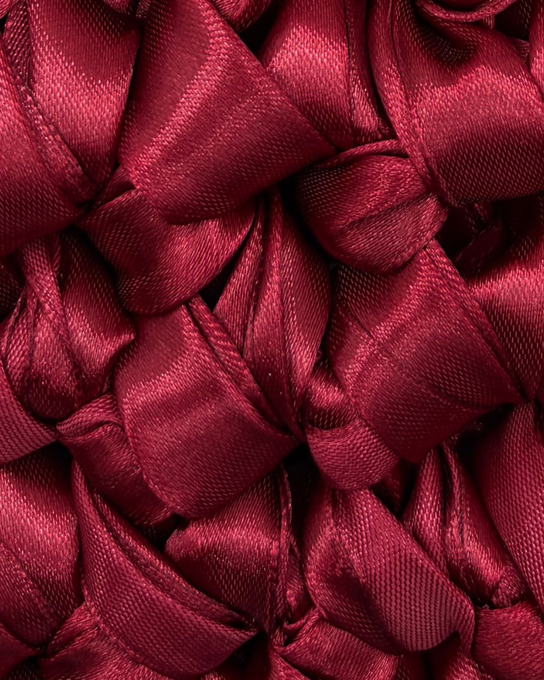 Yue's Chain Clutch Burgundy