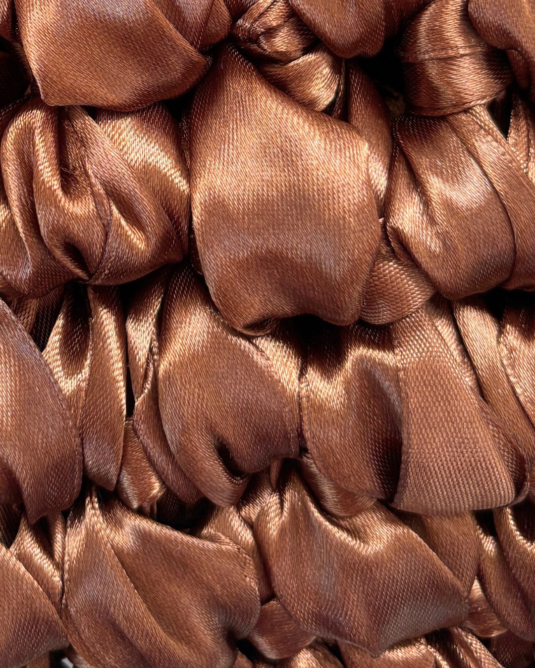 Yue's Chain Clutch Brown